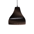 GloboStar® SANTORINI 01292 Boho Κρεμαστό Φωτιστικό Καμπάνα Μονόφωτο 1 x E27 IP20 3D Καφέ Χαρτί - Μ30 x Π30 x Y30cm