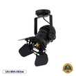 GloboStar® DETROIT 01372 Vintage Φωτιστικό Οροφής Πλέγμα Μονόφωτο 1 x E27 IP20 Μαύρο Μέταλλο - Μ26 x Π26 x Υ37cm