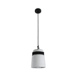 GloboStar® TRIBECA 01320 Μοντέρνο Κρεμαστό Φωτιστικό Καμπάνα Μονόφωτο 1 x E27 IP20 Γκρι Τσιμέντο - Μ20 x Π20 x Υ26cm
