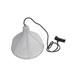 GloboStar® TRIBECA 01326 Μοντέρνο Κρεμαστό Φωτιστικό Καμπάνα Μονόφωτο 1 x E27 IP20 Γκρι Τσιμέντο - Μ30 x Π30 x Υ27cm