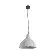 GloboStar® TRIBECA 01326 Μοντέρνο Κρεμαστό Φωτιστικό Καμπάνα Μονόφωτο 1 x E27 IP20 Γκρι Τσιμέντο - Μ30 x Π30 x Υ27cm