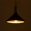 GloboStar® CALYPSO 01334 Μοντέρνο Κρεμαστό Φωτιστικό Καμπάνα Σετ Τρίφωτο 3 x E27 Μαύρο & Χρυσό Μέταλλο με Μπεζ Ξύλο - Μ110 x Π110 x Υ35cm