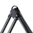 GloboStar® AUDREY 01468 Vintage Επιδαπέδιο Φωτιστικό Μονόφωτο 1 x E27 IP20 Μαύρο Μέταλλο - Μ15 x Π15 x Υ190cm
