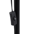 GloboStar® AUDREY 01468 Vintage Επιδαπέδιο Φωτιστικό Μονόφωτο 1 x E27 IP20 Μαύρο Μέταλλο - Μ15 x Π15 x Υ190cm