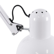 GloboStar® AUDREY 01471 Vintage Επιδαπέδιο Φωτιστικό Μονόφωτο 1 x E27 IP20 Λευκό Μέταλλο - Μ15 x Π15 x Υ190cm