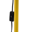 GloboStar® AUDREY 01472 Μοντέρνο Επιδαπέδιο Φωτιστικό Μονόφωτο 1 x E27 IP20 Κίτρινο Αλουμίνιο - Μ15 x Π15 x Υ190cm