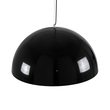 GloboStar® DIADEMA 01342 Μοντέρνο Κρεμαστό Φωτιστικό Καμπάνα Μονόφωτο 1 x E27 IP20 Μαύρο & Χρυσό Μέταλλο - Μ60 x Π60 x Υ30cm