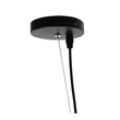 GloboStar® MEDEA 01344 Μοντέρνο Κρεμαστό Φωτιστικό Καμπάνα Μονόφωτο 1 x E27 IP20 Μαύρο & Χρυσό Μέταλλο - Μ60 x Π60 x Υ30cm