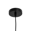 GloboStar® COOLIE 01475 Μοντέρνο Κρεμαστό Φωτιστικό Μονόφωτο Καμπάνα 1 x E27 IP20 Μαύρο & Χρυσό Μέταλλο - Μ13 x Π13 x Υ14cm