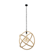 GloboStar® BELLE 01597 Vintage Κρεμαστό Φωτιστικό Πλέγμα Μονόφωτο 1 x E27 IP20 Μπεζ Σχοινί - Μ56 x Π56 x Y58cm