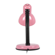 GloboStar® STUDENT PINK 01534 Μοντέρνο Επιτραπέζιο Φωτιστικό Γραφείου Μονόφωτο 1 x E27 Ροζ με Λευκό Μεταλλικό με Διακόπτη ΟN/OFF Καμπάνα Φ12 x Υ32cm