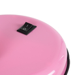GloboStar® STUDENT PINK 01534 Μοντέρνο Επιτραπέζιο Φωτιστικό Γραφείου Μονόφωτο 1 x E27 Ροζ με Λευκό Μεταλλικό με Διακόπτη ΟN/OFF Καμπάνα Φ12 x Υ32cm