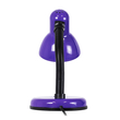 GloboStar® STUDENT PURPLE 01537 Μοντέρνο Επιτραπέζιο Φωτιστικό Γραφείου Μονόφωτο 1 x E27 Μωβ με Λευκό Μεταλλικό με Διακόπτη ΟN/OFF Καμπάνα Φ12 x Υ32cm