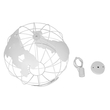 GloboStar® EARTH 01664 Vintage Κρεμαστό Φωτιστικό Φιγούρα Μονόφωτο 1 x E27 IP20 Λευκό Μέταλλο - Μ40 x Π40 x Y40cm