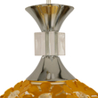 GloboStar® BOUQUET 01671 Μοντέρνο Κρεμαστό Φωτιστικό Μπάλα Τρίφωτο 3 x E27 IP20 Χρυσό Μέταλλο με Διάφανο Κρύσταλλο - Μ64 x Π18 x Υ24cm