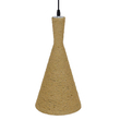 GloboStar® SHANGHAI ROPE 00918 Boho Κρεμαστό Φωτιστικό Καμπάνα Μονόφωτο 1 x E27 IP20 Μπεζ Σχοινί - Μ20 x Π20 x Υ39cm