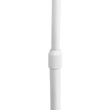 GloboStar® IMPERIAL 01588 Μοντέρνο Επιδαπέδιο Φωτιστικό Μονόφωτο 1 x E27 IP20 Λευκό Μέταλλο, Λευκό Ύφασμα με Γκρι Μάρμαρο - Μ34 x Π34 x Υ172cm