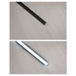 GloboStar® SURFACE-PROFILE 70810-2M Προφίλ Αλουμινίου - Βάση & Ψύκτρα Ταινίας LED με Μαύρο Φιμέ Κάλυμμα - Επιφανειακή Χρήση - Πατητό Κάλυμμα - Μαύρο - 2 Μέτρα - Πακέτο 5 Τεμαχίων - Μ200 x Π2.4 x Υ1.1cm