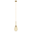 GloboStar® AMARIS 00871 Μοντέρνο Κρεμαστό Φωτιστικό Ανάρτηση Μονόφωτο 1 x E27 IP20 Μελί Γυαλί - Μ17 x Π17 x Y30cm