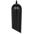GloboStar® CARSON 01527 Μοντέρνο Κρεμαστό Φωτιστικό Ανάρτηση Μονόφωτο 1 x E27 IP20 Μαύρο & Χρυσό Μέταλλο - Μ10 x Π10 x Υ38cm