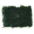GloboStar® 78413 Artificial - Συνθετικό Τεχνητό Διακοσμητικό Πάνελ Φυλλωσιάς - Κάθετος Κήπος Λέιλαντ - Νάνος Κισσός Πράσινο Μ60 x Υ40 x Π9cm