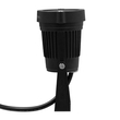 GloboStar® 75587 Προβολάκι Κήπου Καρφωτό - Δαπέδου Bridgelux COB LED 10W 1000lm 35° DC 24V Αδιάβροχο IP67 Ultra Μπλε Dimmable