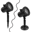 GloboStar® 75599 Προβολάκι Κήπου Καρφωτό - Δαπέδου Epistar LED 6W 300lm 60° AC 230V Αδιάβροχο IP44 RGB με 12 Διαφορετικά Σχέδια Φωτισμού