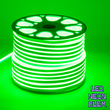GloboStar® 70574 OVALE 120° Degree Neon Flex Epistar LED SMD 2835 1m 12W/m 120LED/m 1212lm/m 120° DC 230V Αδιάβροχη IP68 Πράσινο Dimmable