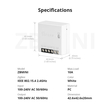 GloboStar® 80045 SONOFF ZBMINI-R3 - Zigbee Wireless Smart Switch Two Way Dual Relay - 2 Output Channel