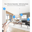 GloboStar® 80010 SONOFF 4CHR3 - Wi-Fi Smart Switch DIY Four Way 4 Gang - 4 Output Channel