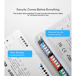 GloboStar® 80010 SONOFF 4CHR3 - Wi-Fi Smart Switch DIY Four Way 4 Gang - 4 Output Channel