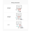 GloboStar® 80010 SONOFF 4CHR3 - Wi-Fi Smart Switch DIY Four Way 4 Gang - 4 Output Channel