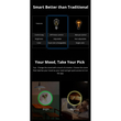 GloboStar® 80028 SONOFF B02-F-ST64-R2 - Wi-Fi Smart LED Filament Bulb E27 ST64 7W 700lm AC 220-240V CCT Change from 1800K to 5000K Dimmable