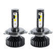 GloboStar® 82022 H4 F2 Line KIT Βασικού Φωτισμού Αυτοκινήτου & Φορτηγού 3rd Generation Can-Bus Series LED CREE CXB COB 30/60W 7000lm DC 12V Αδιάβροχο IP65 Ψυχρό Λευκό 6000K