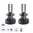 GloboStar® 82023 H7 F2 Line KIT Βασικού Φωτισμού Αυτοκινήτου & Φορτηγού 3rd Generation Can-Bus Series LED CREE CXB COB 30/60W 7000lm DC 12V Αδιάβροχο IP65 Ψυχρό Λευκό 6000K