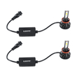 GloboStar® 82024 H8 F2 Line KIT Βασικού Φωτισμού Αυτοκινήτου & Φορτηγού 3rd Generation Can-Bus Series LED CREE CXB COB 30/60W 7000lm DC 12V Αδιάβροχο IP65 Ψυχρό Λευκό 6000K