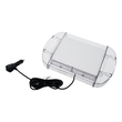 GloboStar® 85177 PRO Series Φάρος Σήμανσης Οχήματος Οδικής Βοήθείας για Αυτοκίνητα & Φορτηγά 6 Προγραμμάτων Φωτισμού STROBE LED COB 60W DC 10-30V Αδιάβροχος IP66 Πορτοκαλί