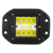 GloboStar® 85442 PRO Series Χωνευτός Προβολέας Εργασίας - Φώτα Ημέρας - Working Light - DRL για Αυτοκίνητα & Φορτηγά LED CREE XBD 42W 4200lm DC 10-30V Αδιάβροχο IP65 Ψυχρό Λευκό 6000K