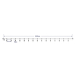 GloboStar® 78985 WIRE GARLAND Καλωδιογιρλάντα PVC 20 Μέτρων με 15 Ντουί E27 με Πρίζα Schuko Επεκτεινόμενη Αδιάβροχη IP65