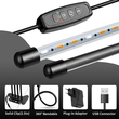 GloboStar® 85957 Grow Light Full Spectrum LED Φωτιστικό Ανάπτυξης Φυτών Γλάστρας με 4 Κινούμενες Κεφαλές & Βάση Μανταλάκι Clip SMD 2835 20W 160° AC230V IP20 με Dimmer & Timer Εσωτερικού Χώρου για Κάλυψη Επιφάνειας 1m x 1m Πλήρους Φάσματος Φωτισμού