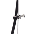 GloboStar® FREYA 00746 Μοντέρνο Κρεμαστό Φωτιστικό Ανάρτηση Μονόφωτο 1 x E27 IP20 Λευκό Γυαλί με Ασημί Μέταλλο - Μ20 x Π20 x Υ23cm