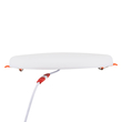 GloboStar® 60192 Χωνευτό LED Panel FrameLess Φ22cm 33W 3492lm 180° AC 220-240V IP20 με Σύστημα Ρυθμιζόμενης Τρύπας Κοπής από 3.5εκ έως 20.5εκ - Φ22.2 x Υ2cm Φυσικό Λευκό 4500K - 3 Years Warranty