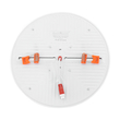 GloboStar® 60192 Χωνευτό LED Panel FrameLess Φ22cm 33W 3492lm 180° AC 220-240V IP20 με Σύστημα Ρυθμιζόμενης Τρύπας Κοπής από 3.5εκ έως 20.5εκ - Φ22.2 x Υ2cm Φυσικό Λευκό 4500K - 3 Years Warranty