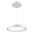 GloboStar® NEMESIS 61156 Κρεμαστό Φωτιστικό Δαχτυλίδι-Κύκλος LED CCT 30W 3513lm 360° AC 220-240V - Εναλλαγή Φωτισμού μέσω Τηλεχειριστηρίου All In One Ψυχρό 6000k+Φυσικό 4500k+Θερμό 2700k Dimmable Φ40cm - Λευκό - 3 Years Warranty