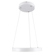 GloboStar® NEMESIS 61156 Κρεμαστό Φωτιστικό Δαχτυλίδι-Κύκλος LED CCT 30W 3513lm 360° AC 220-240V - Εναλλαγή Φωτισμού μέσω Τηλεχειριστηρίου All In One Ψυχρό 6000k+Φυσικό 4500k+Θερμό 2700k Dimmable Φ40cm - Λευκό - 3 Years Warranty