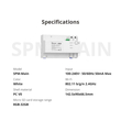GloboStar® 80055 SONOFF SPM-MAIN - Wi-Fi Smart Stackable Power Meter Main Unit