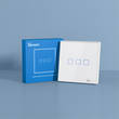 GloboStar® 80066 SONOFF T2EU2C-RF - 433MHz Wireless Smart Wall Touch Button Switch 2 Way - RF Series