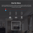GloboStar® 80066 SONOFF T2EU2C-RF - 433MHz Wireless Smart Wall Touch Button Switch 2 Way - RF Series