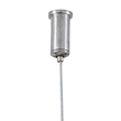 GloboStar® DIAMOND TRIO 61142 Κρεμαστό Φωτιστικό Δαχτυλίδι-Κύκλος LED CCT 100W 12123lm 360° AC 220-240V - Εναλλαγή Φωτισμού μέσω Τηλεχειριστηρίου All In One Ψυχρό 6000k+Φυσικό 4500k+Θερμό 2700k Dimmable Φ25+40+60cm - Μαύρο - 3 Years Warranty