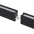 GloboStar® MARKET 61021-S Γραμμικό Φωτιστικό Οροφής Linear LED 18W 2200lm 60° AC 220-240V Μ120 x Π2 x Υ4cm Φυσικό Λευκό 4500K - Μαύρο - 3 Years Warranty